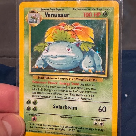 Pokemon Card Set - Charizard, Blastoise, Venusaur with Yellow Borders - Picture 7 of 12